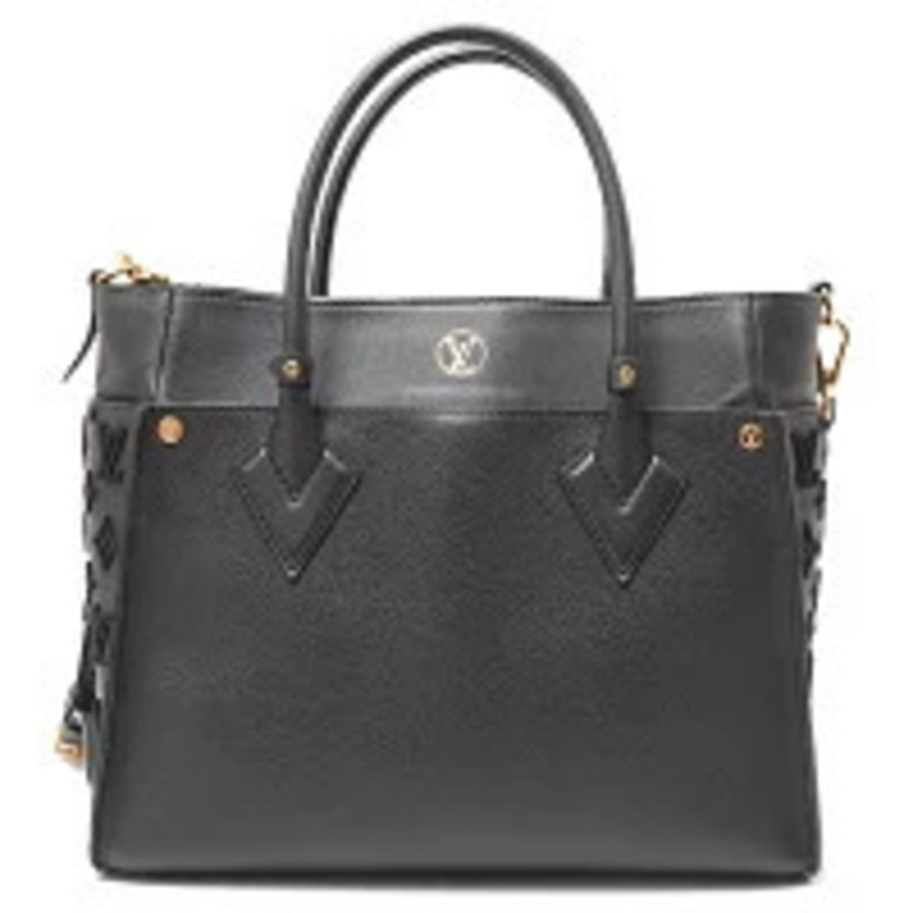 Louis Vuitton Noir My Black Side calfskin grained handbag On